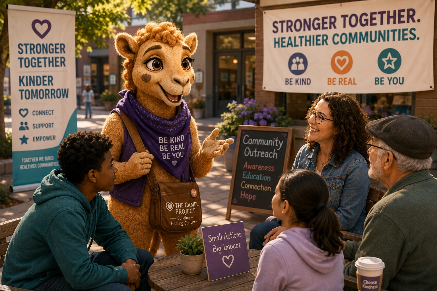 Cammie bringing people together in a welcoming community environment